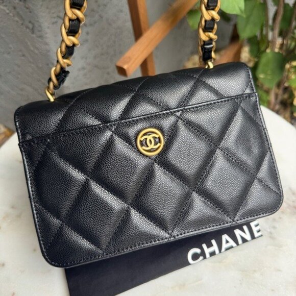 Chanel Shiny Caviar Quilted Small Single Flap - Picture 5 of 15